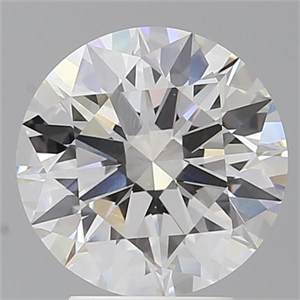 Foto Del inventario de diamantes de laboratorio, 3.51 quilates, Redondo , Color F, claridad VVS1 y certificado IGI de