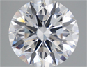 Lab Grown Diamond 4.91 Carats, Round with Ideal Cut, D Color, VVS2 Clarity and Certified by IGI