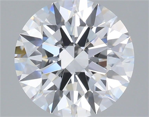 Picture of Lab Grown Diamond 3.05 Carats, Round with Ideal Cut, E Color, VVS1 Clarity and Certified by IGI