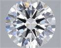 Lab Grown Diamond 3.52 Carats, Round with Excellent Cut, F Color, VS1 Clarity and Certified by IGI