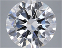 Lab Grown Diamond 5.80 Carats, Round with Excellent Cut, F Color, VVS2 Clarity and Certified by IGI