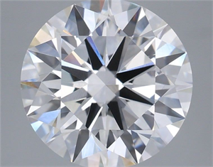 Picture of Lab Grown Diamond 5.02 Carats, Round with Ideal Cut, E Color, VVS1 Clarity and Certified by IGI
