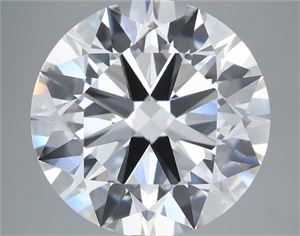 Picture of Lab Grown Diamond 6.06 Carats, Round with Ideal Cut, F Color, VVS1 Clarity and Certified by IGI