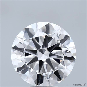 Picture of Lab Grown Diamond 8.33 Carats, Round with Excellent Cut, D Color, VVS2 Clarity and Certified by IGI