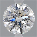 Lab Grown Diamond 2.86 Carats, Round with Excellent Cut, E Color, VVS1 Clarity and Certified by IGI