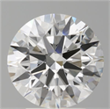 Lab Grown Diamond 3.09 Carats, Round with Ideal Cut, F Color, VS2 Clarity and Certified by IGI