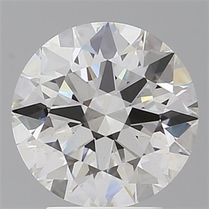 Picture of Lab Grown Diamond 3.08 Carats, Round with Ideal Cut, F Color, VS2 Clarity and Certified by IGI