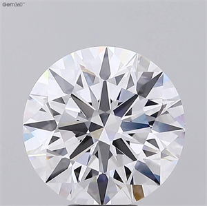 Picture of Lab Grown Diamond 8.39 Carats, Round with Excellent Cut, E Color, VS1 Clarity and Certified by GIA
