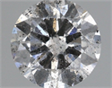 Natural Diamond 1.21 Carats, Round with Excellent Cut, H Color, I1 Clarity and Certified by IGI