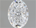 Diamante Natural 0.60 quilates, Ovalado , Color D, claridad VS2 y certificado GIA
