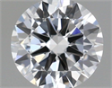 Natural Diamond 0.40 Carats, Round with Excellent Cut, D Color, VVS2 Clarity and Certified by IGI