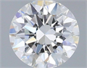 Diamante Natural 0.41 quilates, Redondo , Color F, claridad VVS2 y certificado IGI