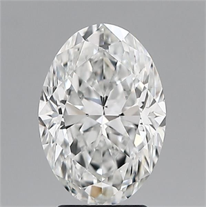 Foto Diamante Natural 3.01 quilates, Ovalado , Color E, claridad VS1 y certificado GIA de
