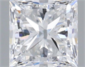Natural Diamond 0.54 Carats, Princess with  Cut, D Color, IF Clarity and Certified by GIA