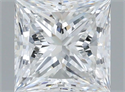 Diamante Natural 1.20 quilates, Princesa , Color F, claridad VVS2 y certificado GIA