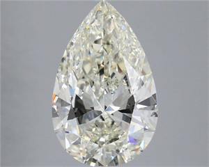 Foto Diamante Natural 3.02 quilates, De pera , Color L, claridad SI2 y certificado GIA de