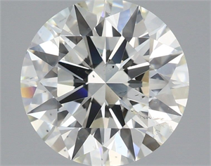 Picture of Natural Diamond 3.02 Carats, Round with Excellent Cut, K Color, SI1 Clarity and Certified by GIA