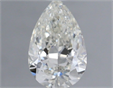 Natural Diamond 0.58 Carats, Pear with  Cut, I Color, SI1 Clarity and Certified by GIA