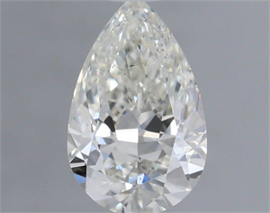 Picture of Natural Diamond 0.58 Carats, Pear with  Cut, I Color, SI1 Clarity and Certified by GIA