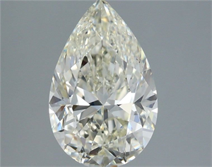 Picture of Natural Diamond 3.01 Carats, Pear with  Cut, L Color, VS2 Clarity and Certified by GIA