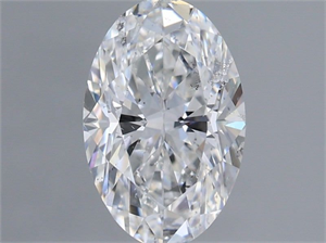 Picture of Natural Diamond 1.00 Carats, Oval with  Cut, E Color, SI2 Clarity and Certified by GIA