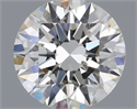 Natural Diamond 0.70 Carats, Round with Excellent Cut, I Color, SI2 Clarity and Certified by GIA