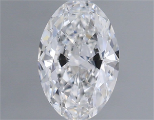 Picture of Natural Diamond 0.53 Carats, Oval with  Cut, D Color, SI1 Clarity and Certified by GIA