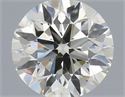 Natural Diamond 0.50 Carats, Round with Very Good Cut, J Color, VS1 Clarity and Certified by IGI