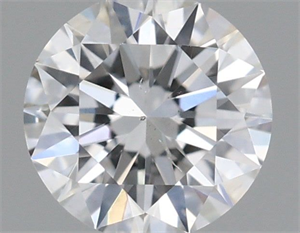 Picture of Natural Diamond 0.40 Carats, Round with Excellent Cut, E Color, SI1 Clarity and Certified by IGI