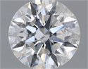 Natural Diamond 0.70 Carats, Round with Excellent Cut, F Color, I1 Clarity and Certified by IGI