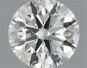 Picture of Natural Diamond 0.51 Carats, Round with Excellent Cut, F Color, VS2 Clarity and Certified by IGI