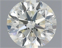 Natural Diamond 0.50 Carats, Round with Very Good Cut, J Color, VS1 Clarity and Certified by IGI