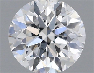 Picture of Natural Diamond 0.40 Carats, Round with Very Good Cut, D Color, SI1 Clarity and Certified by IGI