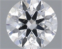 Natural Diamond 0.40 Carats, Round with Excellent Cut, D Color, SI2 Clarity and Certified by IGI