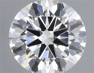Picture of Natural Diamond 0.51 Carats, Round with Excellent Cut, E Color, VS2 Clarity and Certified by IGI