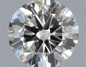 Picture of Natural Diamond 0.40 Carats, Round with Very Good Cut, I Color, SI2 Clarity and Certified by IGI