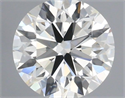 Natural Diamond 0.50 Carats, Round with Excellent Cut, I Color, VVS2 Clarity and Certified by IGI