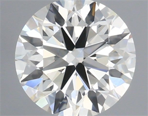 Picture of Natural Diamond 0.50 Carats, Round with Excellent Cut, I Color, VVS2 Clarity and Certified by IGI