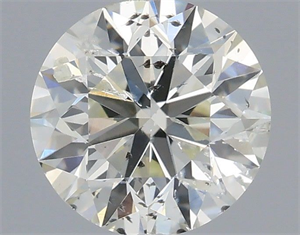 Picture of Natural Diamond 0.50 Carats, Round with Excellent Cut, I Color, I1 Clarity and Certified by IGI