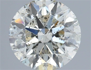 Picture of Natural Diamond 0.70 Carats, Round with Excellent Cut, I Color, SI2 Clarity and Certified by IGI