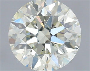 Picture of Natural Diamond 0.71 Carats, Round with Very Good Cut, J Color, VS2 Clarity and Certified by IGI