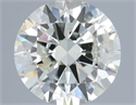 Natural Diamond 0.70 Carats, Round with Excellent Cut, K Color, I1 Clarity and Certified by IGI