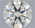 Natural Diamond 0.60 Carats, Round with Excellent Cut, K Color, VS2 Clarity and Certified by IGI