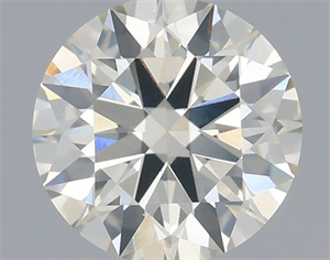 Picture of Natural Diamond 0.60 Carats, Round with Excellent Cut, K Color, VS2 Clarity and Certified by IGI