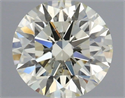 Natural Diamond 0.50 Carats, Round with Excellent Cut, N Color, SI1 Clarity and Certified by IGI