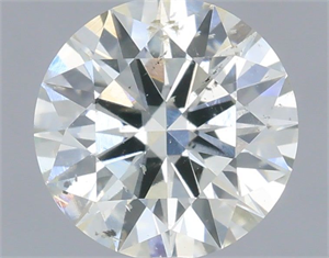 Picture of Natural Diamond 0.77 Carats, Round with Excellent Cut, H Color, SI2 Clarity and Certified by IGI
