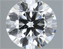 Natural Diamond 0.70 Carats, Round with Excellent Cut, G Color, SI2 Clarity and Certified by IGI