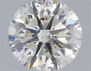 Picture of Natural Diamond 0.90 Carats, Round with Excellent Cut, H Color, SI2 Clarity and Certified by IGI