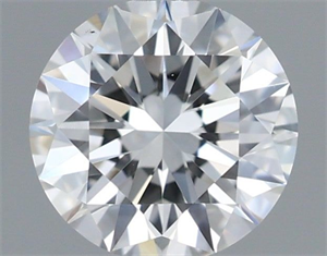 Picture of Natural Diamond 0.73 Carats, Round with Excellent Cut, E Color, VS2 Clarity and Certified by GIA