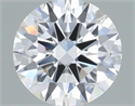 Natural Diamond 0.60 Carats, Round with Excellent Cut, F Color, IF Clarity and Certified by GIA